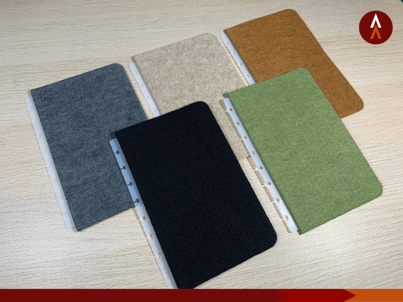 Protect Your Planner in Style: Introducing Our Fabric-Bound Covers in Cotton, Linen, and Felt